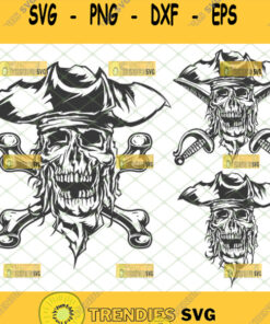 Pirate Skull And Crossbones Svg Svg Cut Files Svg Clipart Silhouette Svg Cricut Svg Files Decal