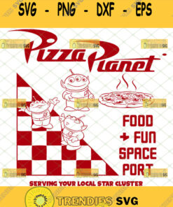 pizza planet food fun space port svg toy story