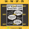 preschool teacher life svg