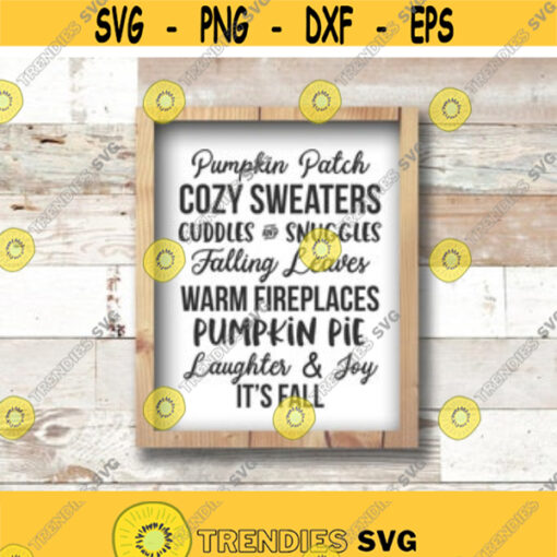 pumpkin patch cozy sweathers fall autumn harvest svg fall quote fall sayings Cut files svg fall svg file thanksgiving svg Design 96