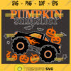 pumpkin smasher halloween monster truck svg