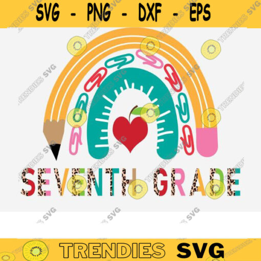 rainbow seventh Grade png rainbow 7th Grade png half leopard cheetah print rainbow 7th grade png 7th Grade png seventh grade png first copy