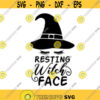 resting witch face svg halloween svg witch svg spooky svg halloween witch svg silhouette cricut cutting files svg dxf eps png. .jpg