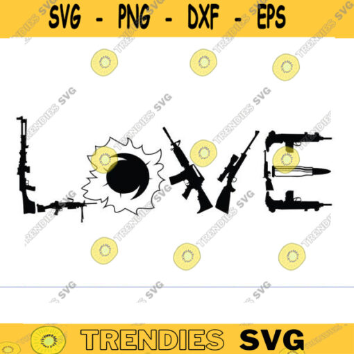 rifle svg gun svg bullet svg weapons svg love to bang svg love gun svg 2nd Amendment Patriotic Svg Design 1196 copy