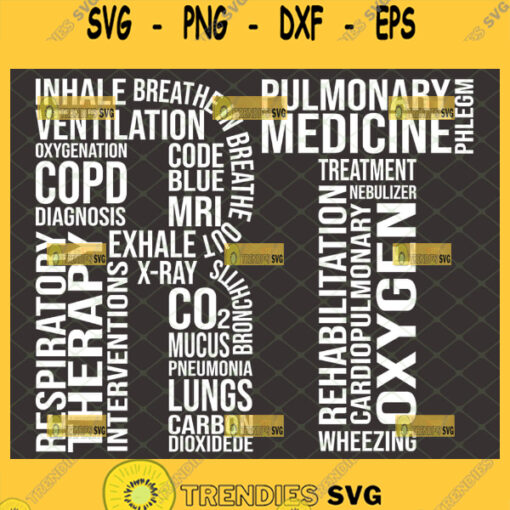 rt svg respiratory therapist svg therapy word art svg health care cardiologist gifts