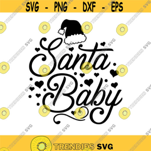 santa baby svg christmas svg santa svg santa claus svg merry christmas svg silhouette cut files cricut cut files svg dxf eps png. .jpg