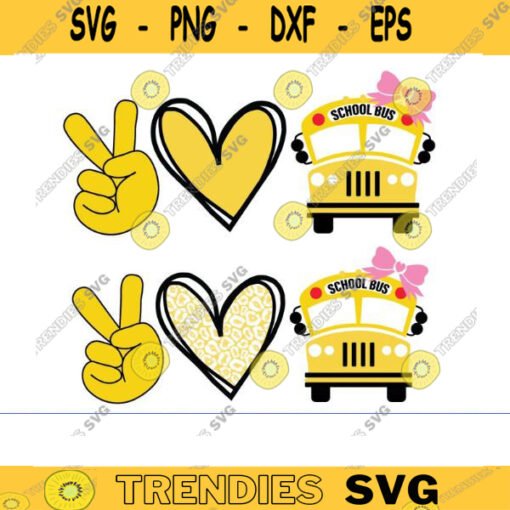 school bus svg school svg back to school svg monogram svg peace love school bus svg school bus name frame split monogram svg school copy