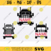 semi truck svg semi truck Name svg truck driver svg truck clipart trucker svg big truck svg monogram svg split name frame svg bundle copy