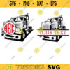 semi truck svg semi truck monogram svg truck driver svg truck clipart trucker svg big truck svg monogram svg split monogram svg Design 491 copy