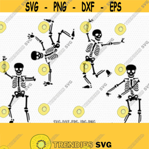 skeleton funny dance SVG skeleton SVG halloween skeleton flossing svg halloween svg CriCut Files svg jpg png dxf Silhouette cameo Design 259