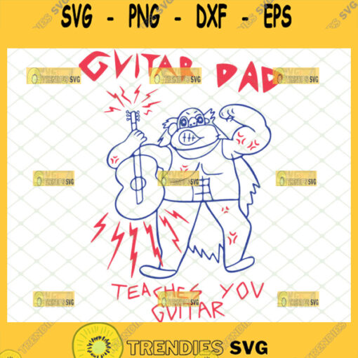 steven universe guitar dad svg teaches you guitar svg cartoon network svg