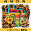 sublimation design western cowhide png turquoise sunflower horsehide texas cactus texas map png Png Sublimation Png Designs Digital Download Instant Download copy