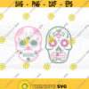 sugar skull svg skull svg halloween svg day of the dead svg mexican skull svg candy skull iron on clipart shirt SVG DXF eps png Design 452