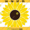 sunflower flower themed svg and png digital cut file summer time Design 66