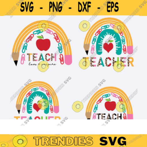 teacher rainbow png SVG teacher png svg half leopard teacher life png svg teacher svg teach love inspire rainbow svg png teacher Design 1654 copy