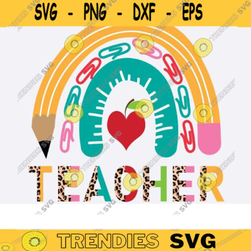 teacher rainbow png SVG teacher png svg half leopard teacher life png svg teacher svg teach love inspire rainbow svg png teacher copy