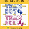 team boy or team girl svg baby shower gender reveal shirt ideas