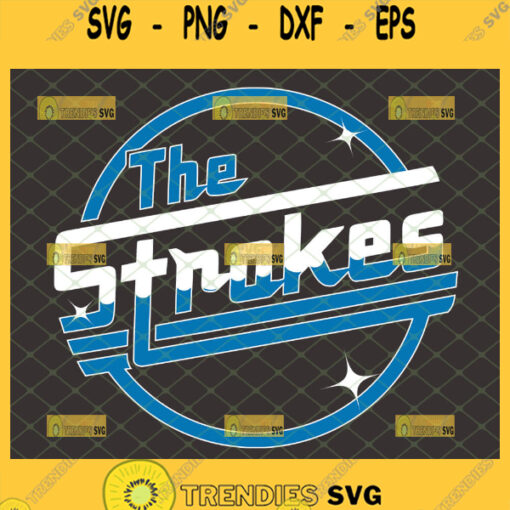 the strokes svg rock band lover gifts