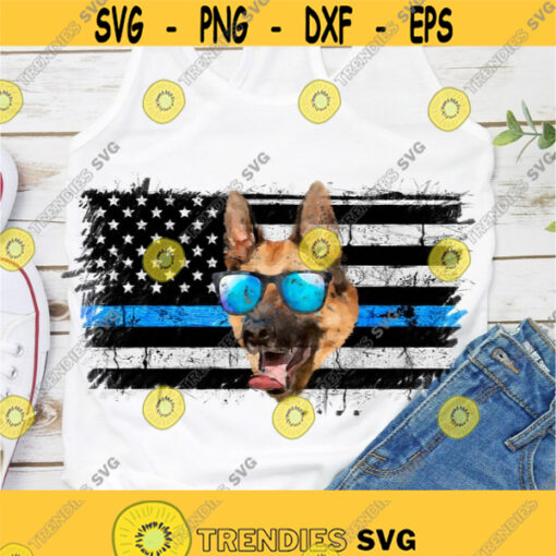 thin blue line png germany shepherd png police png dog png sublimation clipart PNG sublimation designs digital download iron on Design 433