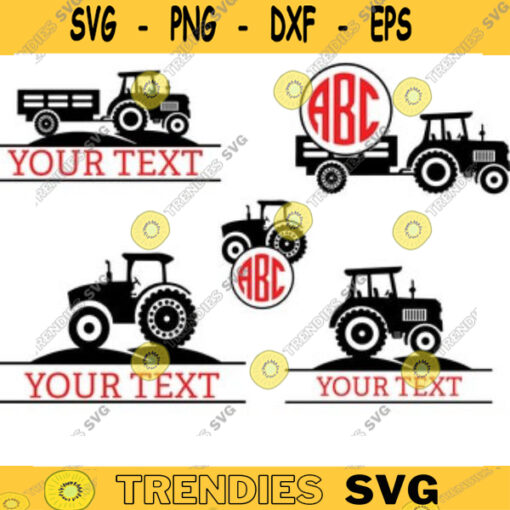tractor monogram svg tractor svg farm tractor svg farm svg monogram svg name frame svg farmer SVG farm life svg tractors svg farm Design 388 copy
