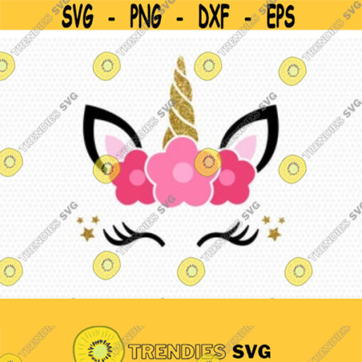 unicorn svg Magical unicorn svg unicorn birthday svg cuteunicorn unicorn eyelashes summer svg Cricut Silhouette Cut File SVG DXF EPS Design 95