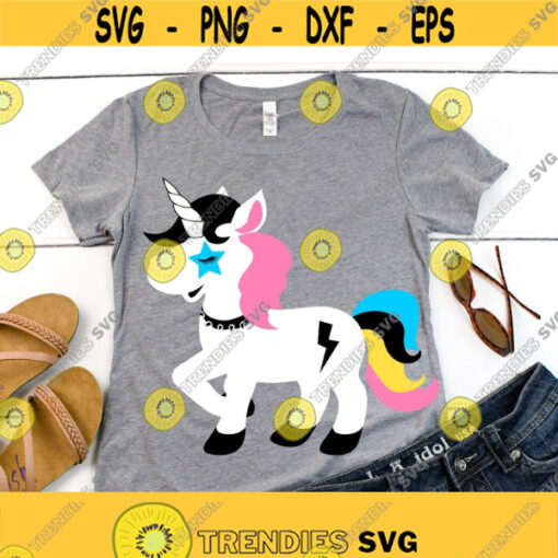 unicorn svg unicorn Birthday svg kid rock svg birthday girl svg unicorn clipart kid svg iron on clipart SVG DXF eps png pdf Design 181