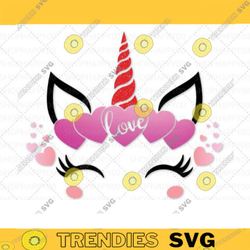 valentines day unicorn svg unicorn eyelashes svg Love valentine svg valentines Day SVG Toddler Valentines Design SVG Files For CriCut 435 copy