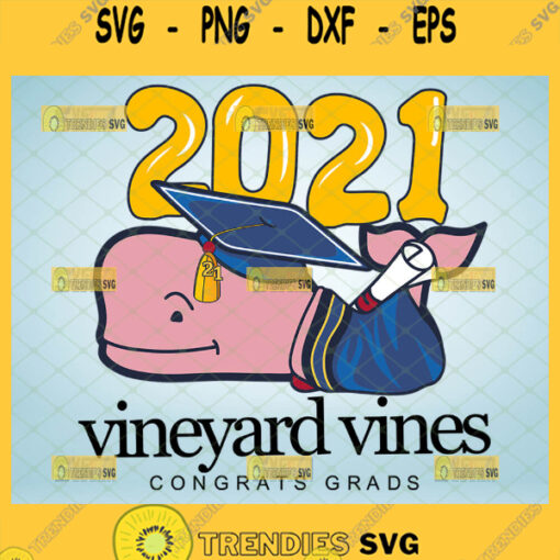 vineyard vines class of 2021 svg senior graduation whale svg