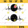 volleyball SVG volleyball monogram svg volleyball split name frame svg volleyball heartbeat svg volleyball ekg Svg monogram svg name Design 1274 copy