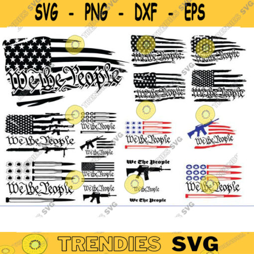 we the people svg we the people american flag svg 2nd amendment svg american flag svg flag svg fourth of july svg distressed usa flag Design 374 copy