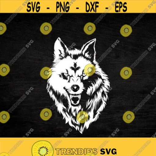 wolf svg wolf vector Silhouette and Cricut Files Svg Png Eps and Jpg. Design 149