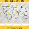 world plane svg Explore the world svg map plane svg world map svg travel machine embroidery svg travel map airplane png dxf eps vector Design 179