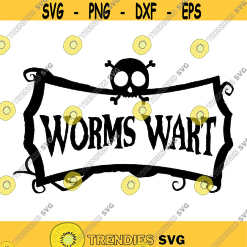 worms wart potion label svg and png halloween digital cut file nightmare before christmas inspired Design 108