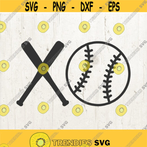 xoxo svg baseball bat svg Baseball SVG Baseball Mom Sports SVG svg files for Cricut Silhouette Cut Files svg dxf png eps jpeg Design 275