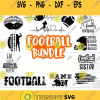 Football Svg Bundle Football Svg