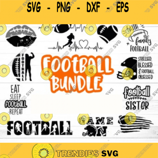 Football Svg Bundle Football Svg