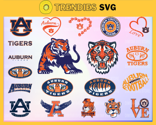 Auburn Tigers bundle Logo Svg Eps Dxf Png Instant Download Digital Print Design 765