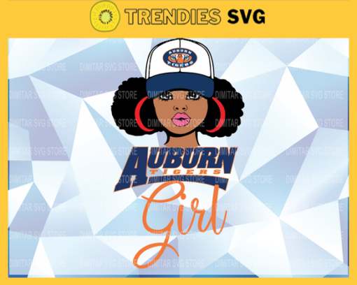 Auburn Tigers girl Svg Eps Dxf Png Pdf Instant Download Design 769