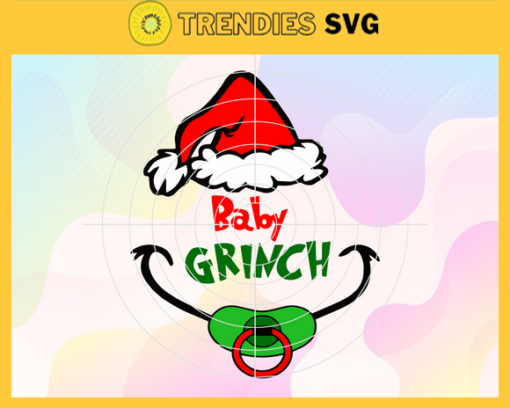 Baby Grinch Svg Starbucks cold cup 24 oz Svg Merry Christmas Svg Grinch Santa Claus Svg Christmas Svg Grinch Svg Design 843