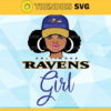 Baltimore Ravens Girl NFL Svg Pdf Dxf Eps Png Silhouette Svg Download Instant Design 922