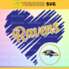 Baltimore Ravens Heart NFL Svg Sport NFL Svg Heart T Shirt Heart Cut Files Silhouette Svg Download Instant SVG Design 931