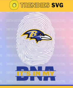 Baltimore Ravens It is in my DNA Svg Sport NFL Svg DNA T Shirt DNA Cut Files Silhouette Svg Download Instant SVG Design 935