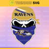 Baltimore Ravens Skull NFL Svg Pdf Dxf Eps Png Silhouette Svg Download Instant Design 962