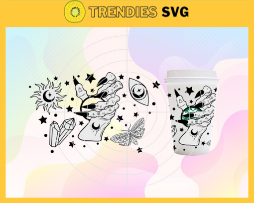 Basic Witch Starbucks Cup Svg Venti Size For Cold Cup 24 Oz Svg Hands Of Witch Svg Magic Tarot Svg Starbuck Logo Svg Magic Witch Svg Design 1004