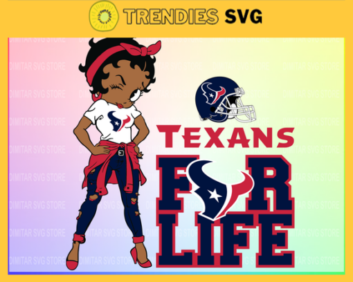 Betty Boop Houston Texans SvgBetty Boop SvgHouston Texans SvgFootball logo svgNfl svg Football svg Design 1105