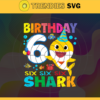 Birthday Shark 6 Years Old 6th Birthday Shark Svg Born In 2015 Svg Baby Shark Doo Doo Doo Svg Six Six Six Svg Birthday Svg Design 1162