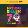Birthday Shark 7 Years Old 7th Birthday Shark Svg Born In 2014 Svg Baby Shark Doo Doo Doo Svg Birthday Svg Birthday Gift Svg Design 1166
