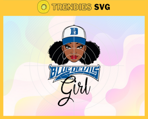 Bluedevil Black Girl Svg Duke Bluedevil Svg Bluedevil Svg Bluedevil Logo svg Bluedevil Girl Svg NCAA Girl Svg Design 1222