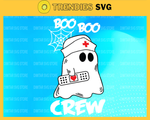 Boo Boo Crew SVG Cute Ghost svg Funny Halloween svg Halloween 2020 svg Cutting files for Cricut Silhouette 2020 Svg Design 1236