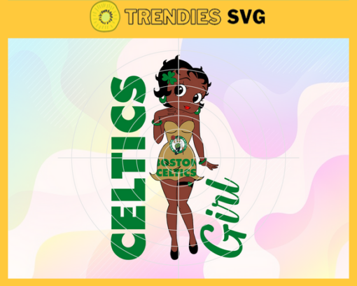 Boston Celtics Svg Celtics Svg Celtics Back Girl Svg Celtics Logo Svg Girl Svg Black Queen Svg Design 1292
